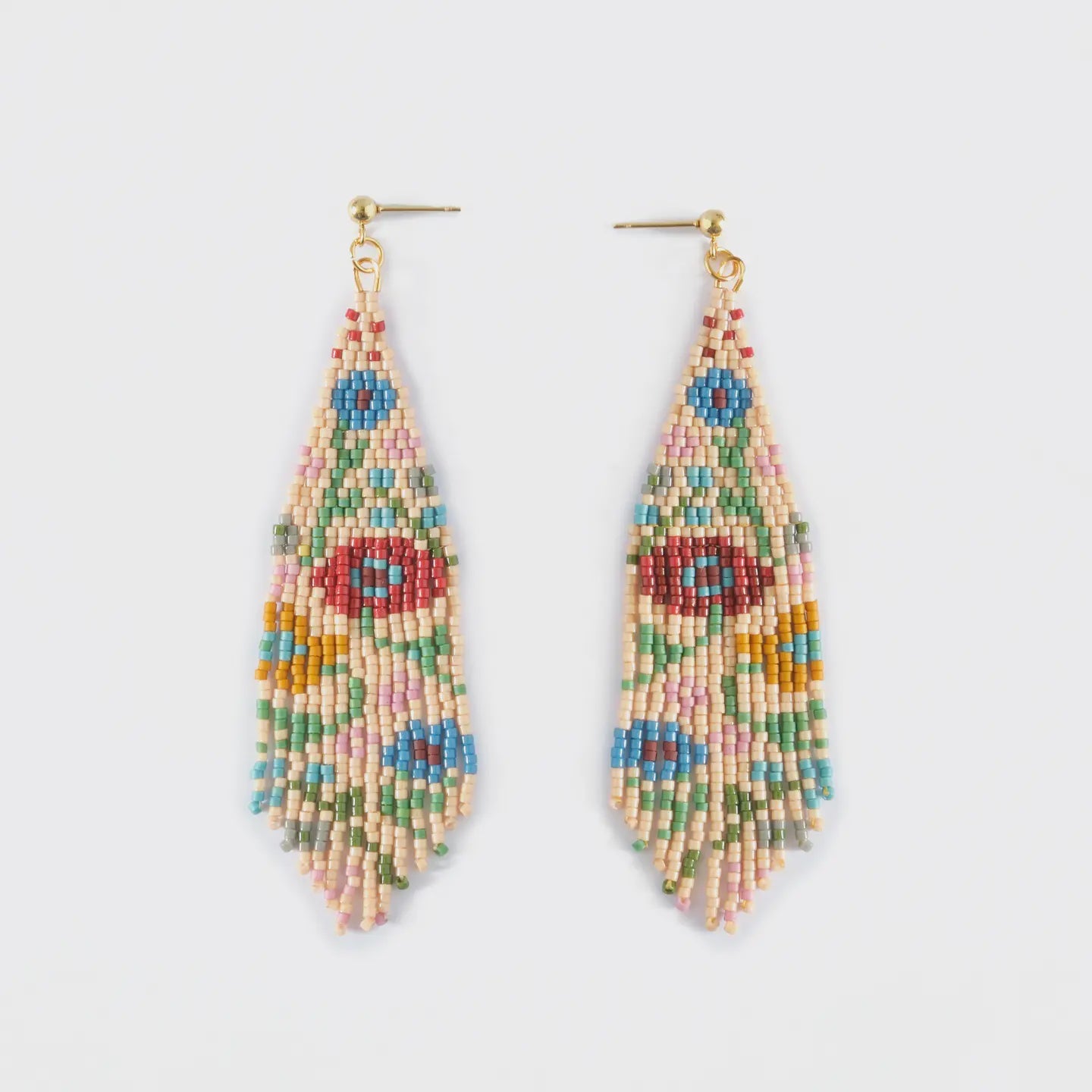 Beaded Flower earring