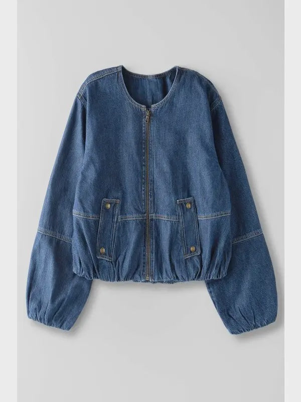 Denim Bomber
