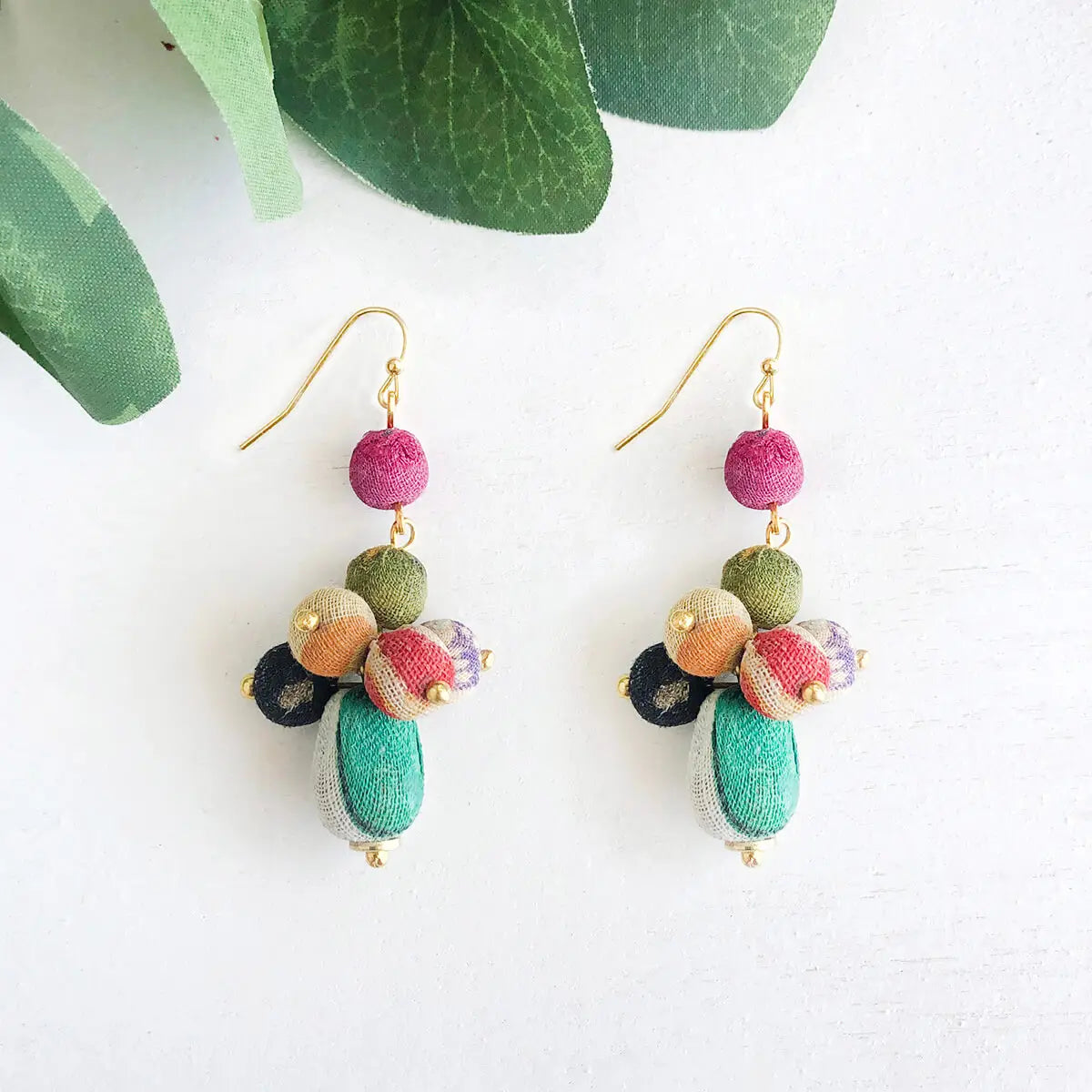 Fabric Earrings