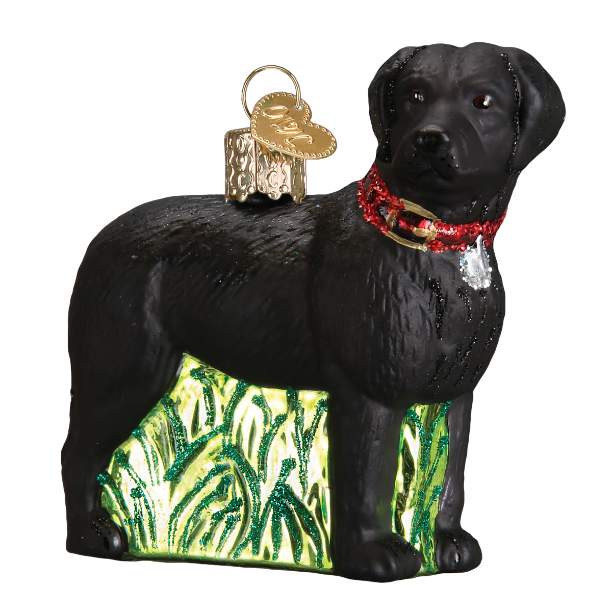 Standing Black Lab Ornament