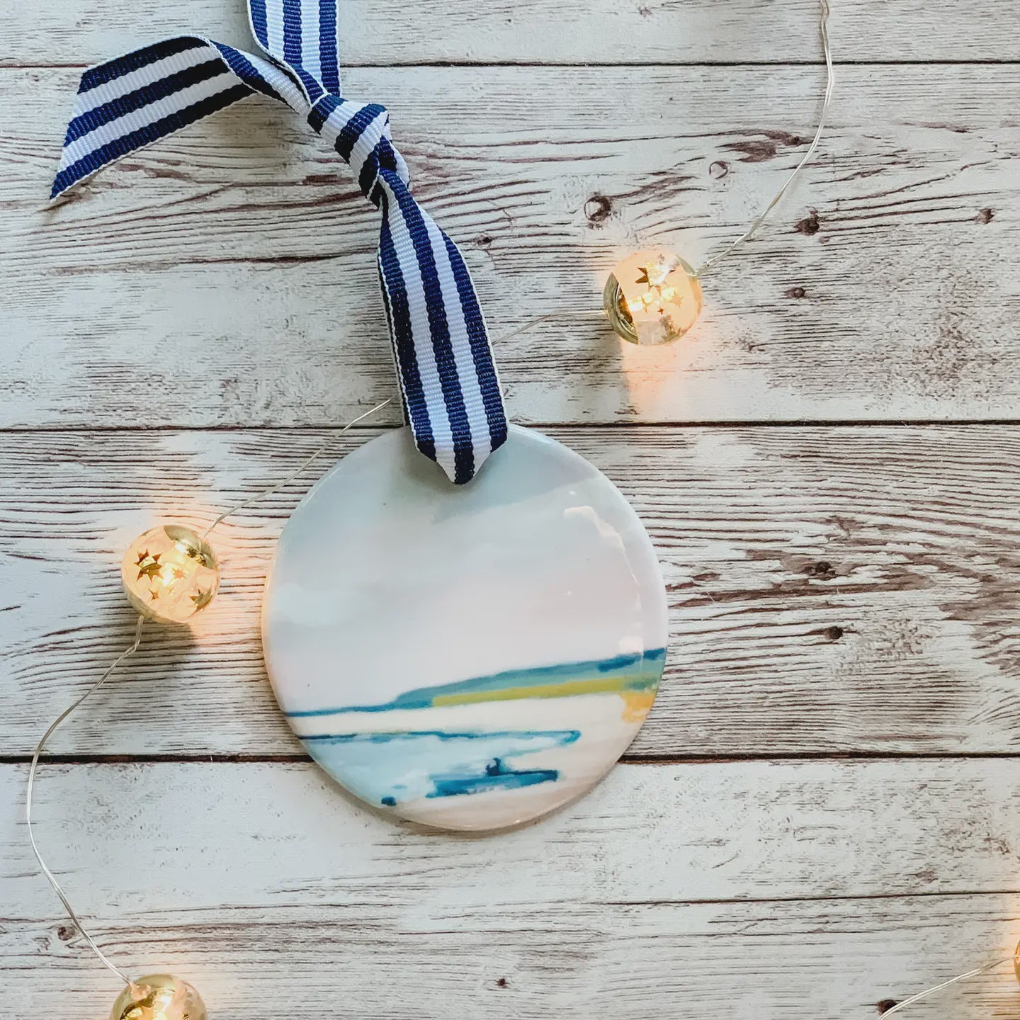 Marsh/Beach Hand-painted ORN