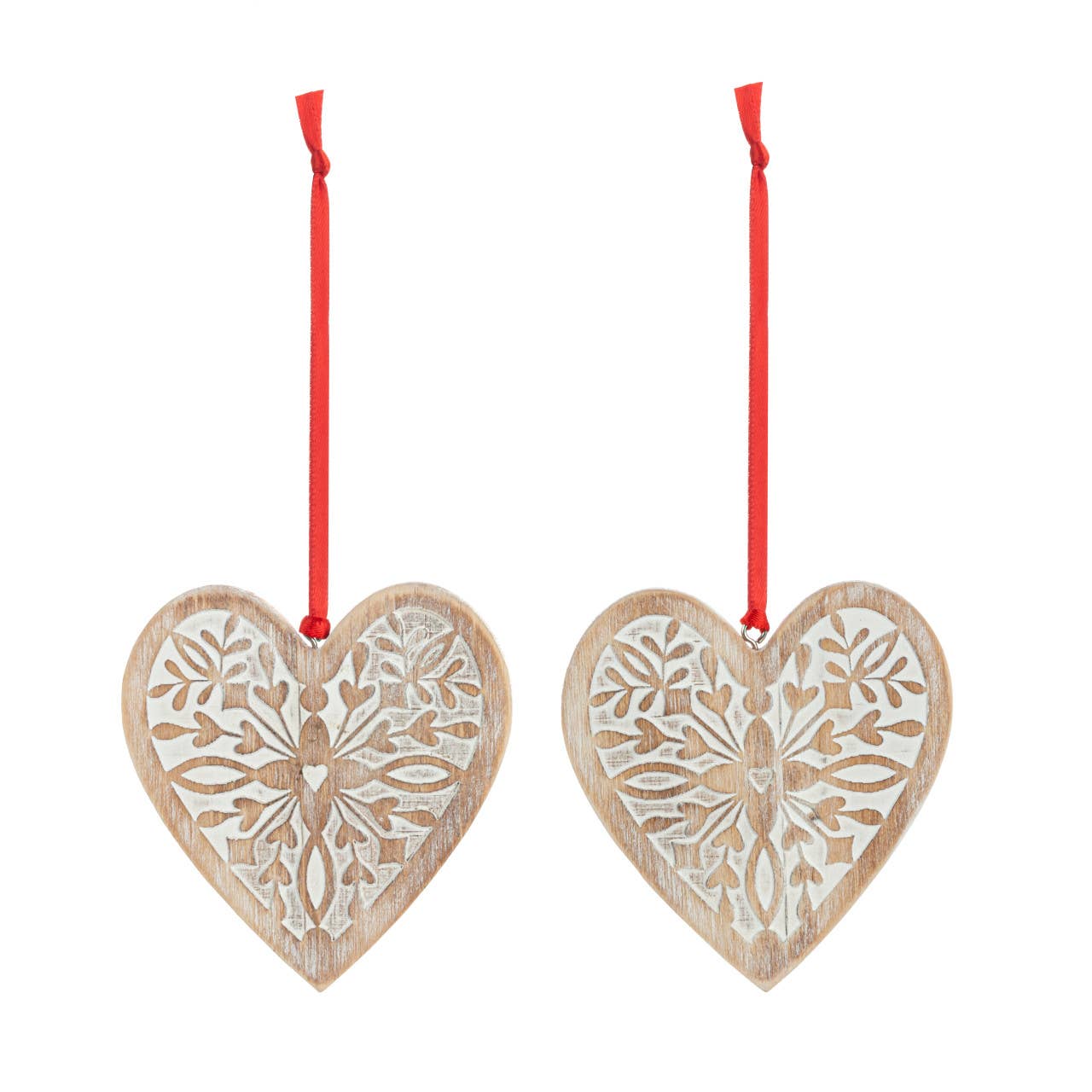 Heart One to Keep, One to Share Ornament Set