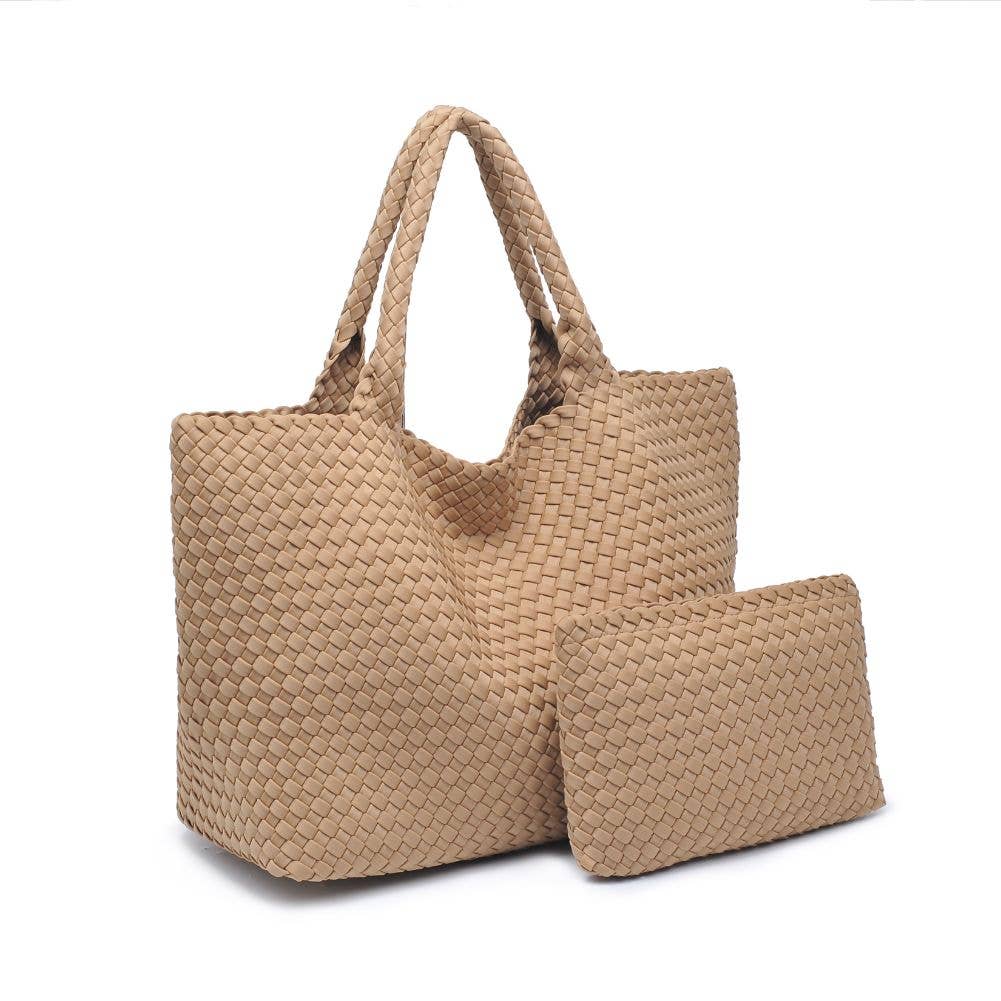 Large Woven Neoprene Tote