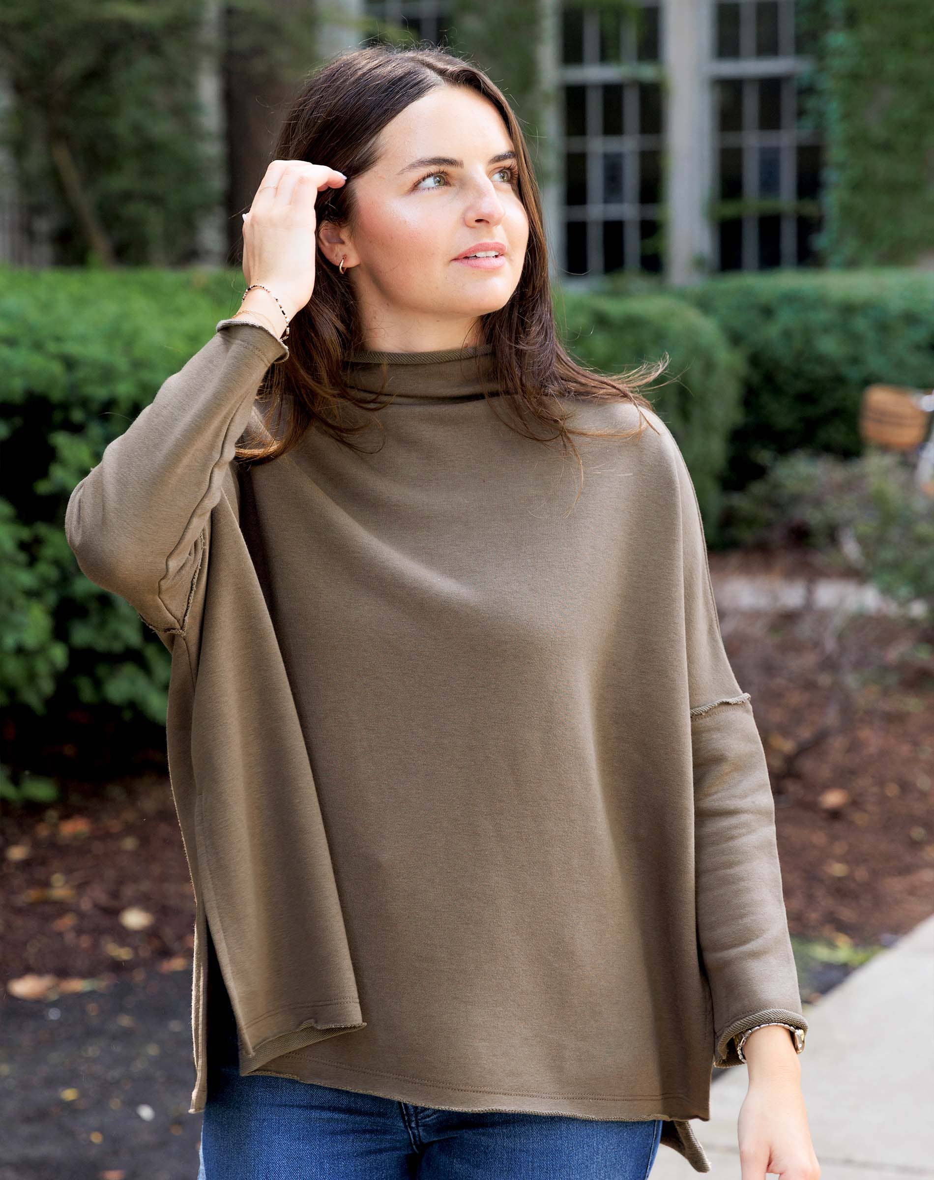 Frenchie Mockneck Sweatshirt