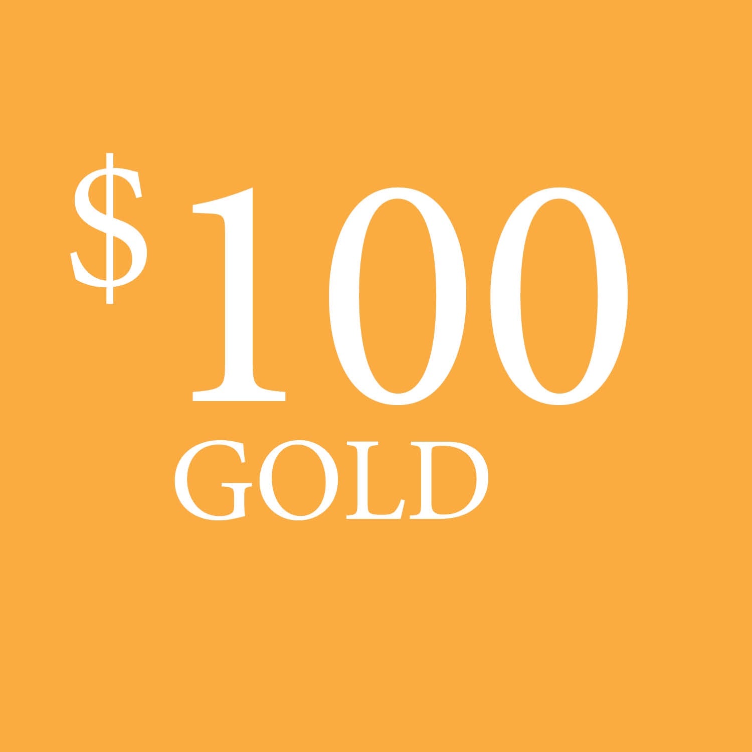 GOLD $100
