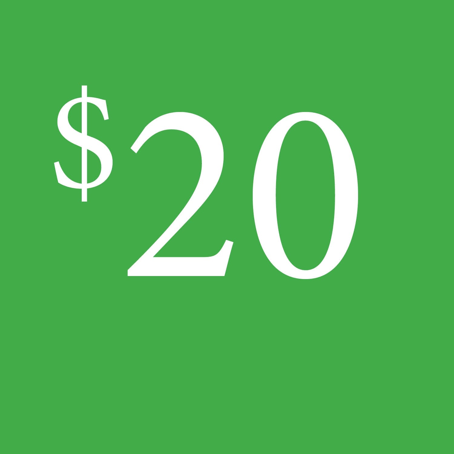 GREEN $20