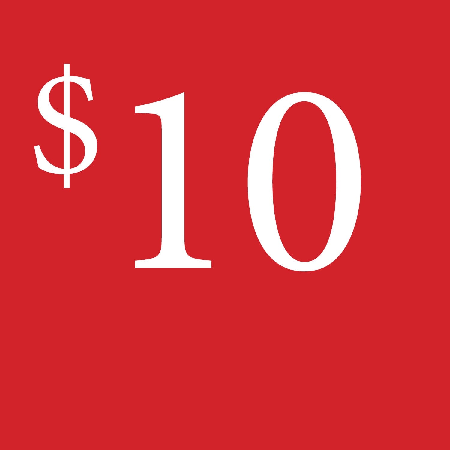 RED $10