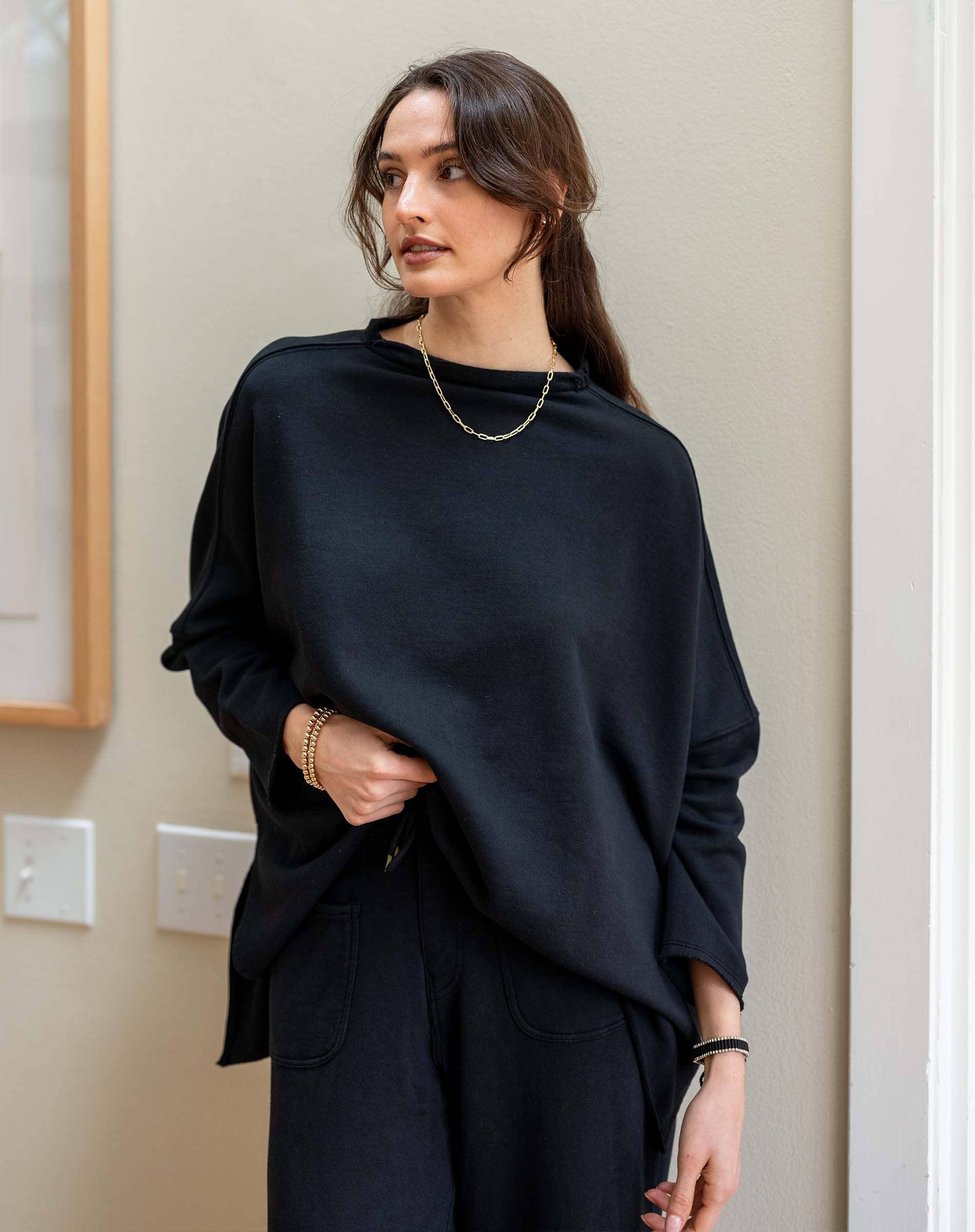 Frenchie Mockneck Sweatshirt