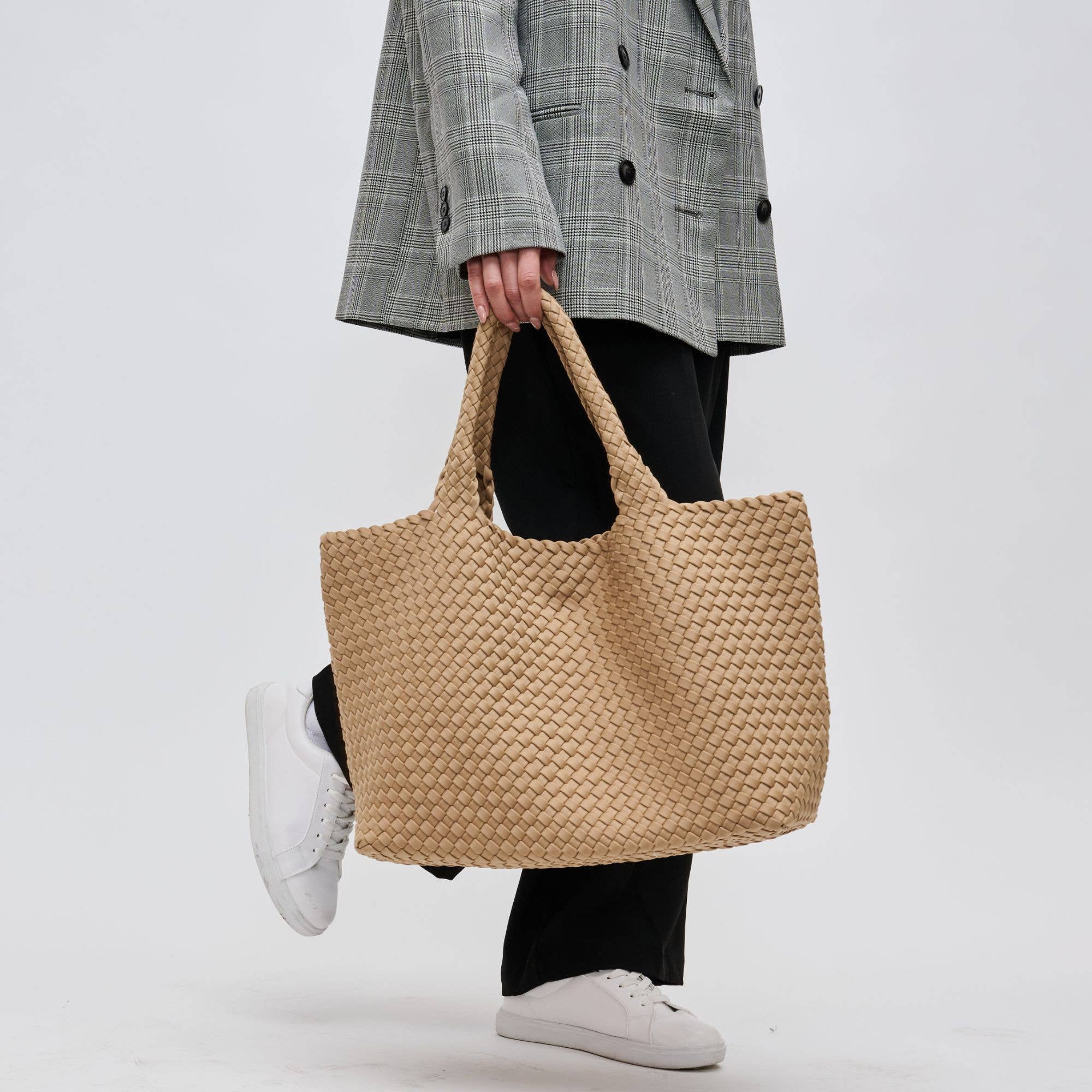 Large Woven Neoprene Tote