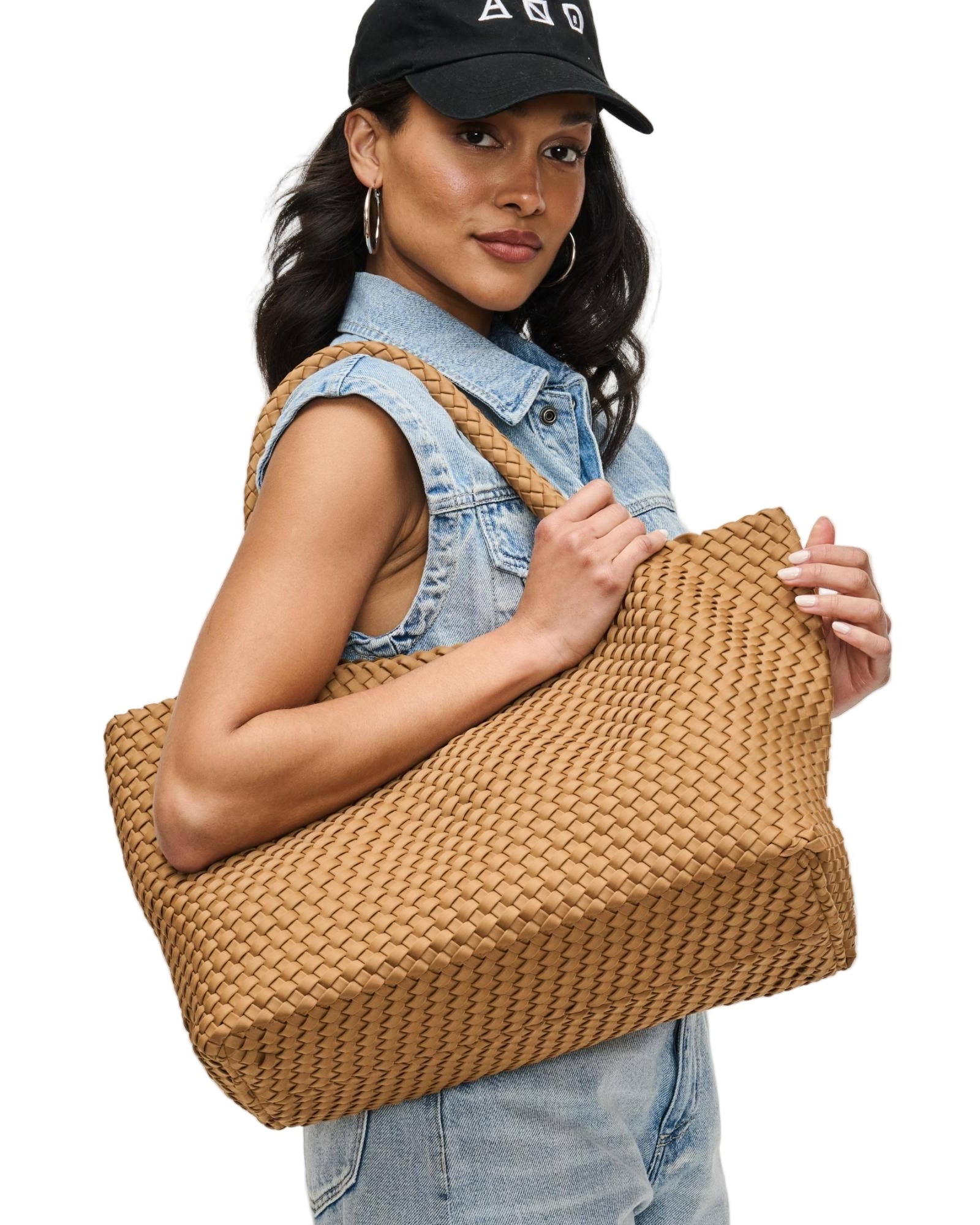Large Woven Neoprene Tote