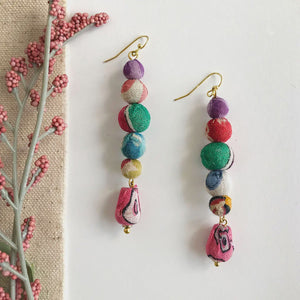 Fabric Earrings